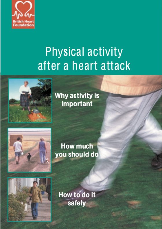 British Heart Foundation leaflet: Physical activity after a heart attack