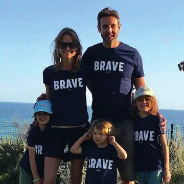 Alexa Smallwood with her family